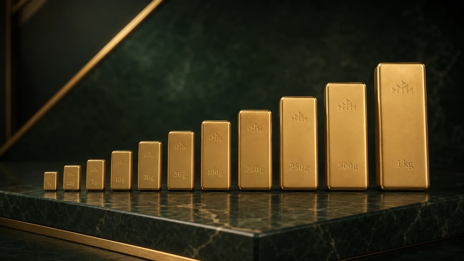 Bars, Coins, and Packages